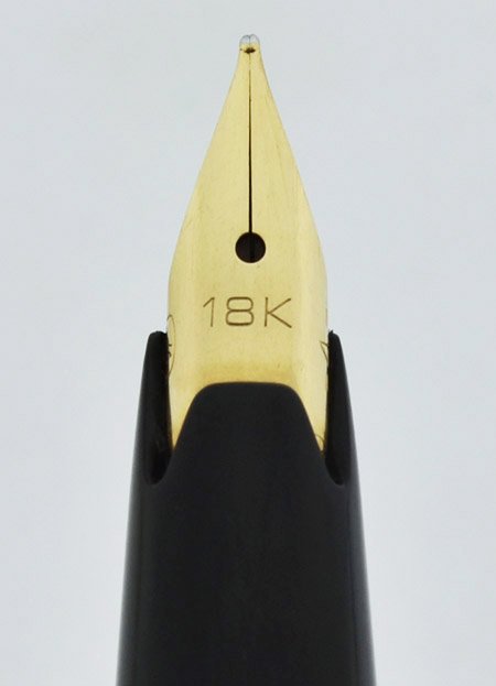 Sailor Pocket Fountain Pen - 18K Medium Nib, Black w Gold Trim